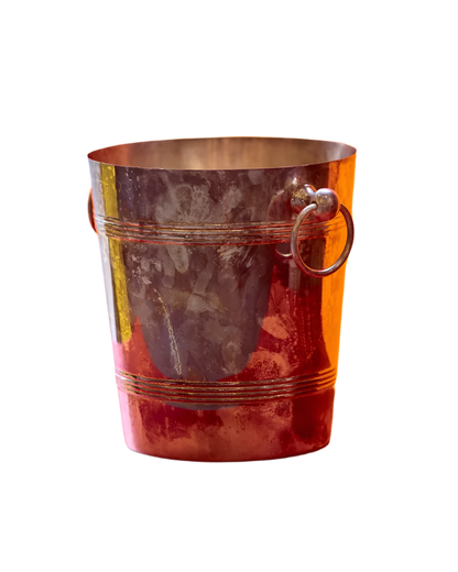 SILVER-PLATED METAL CHAMPAGNE BUCKET