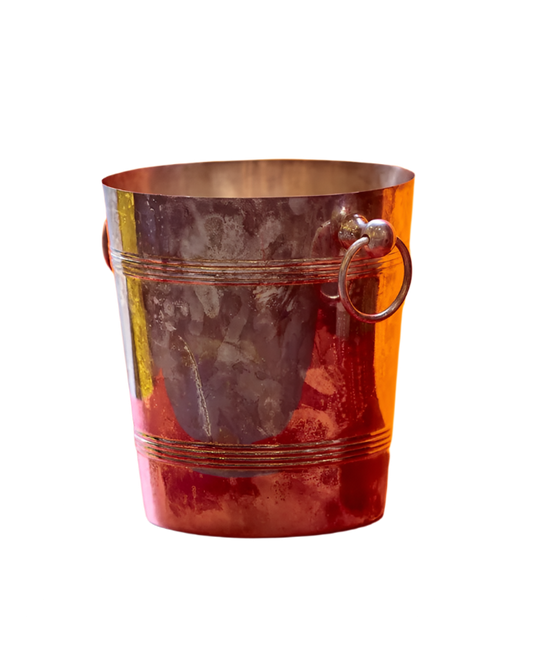 SILVER-PLATED METAL CHAMPAGNE BUCKET