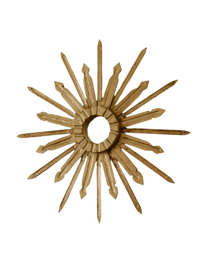HAND PAINTED SUN MIRROR