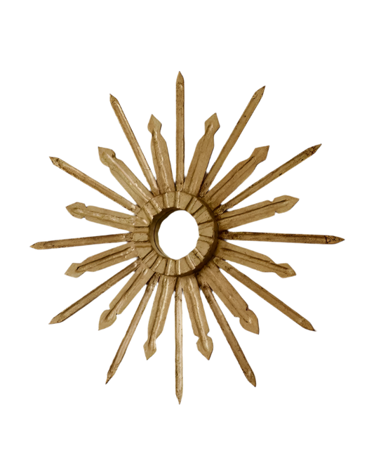 HAND PAINTED SUN MIRROR