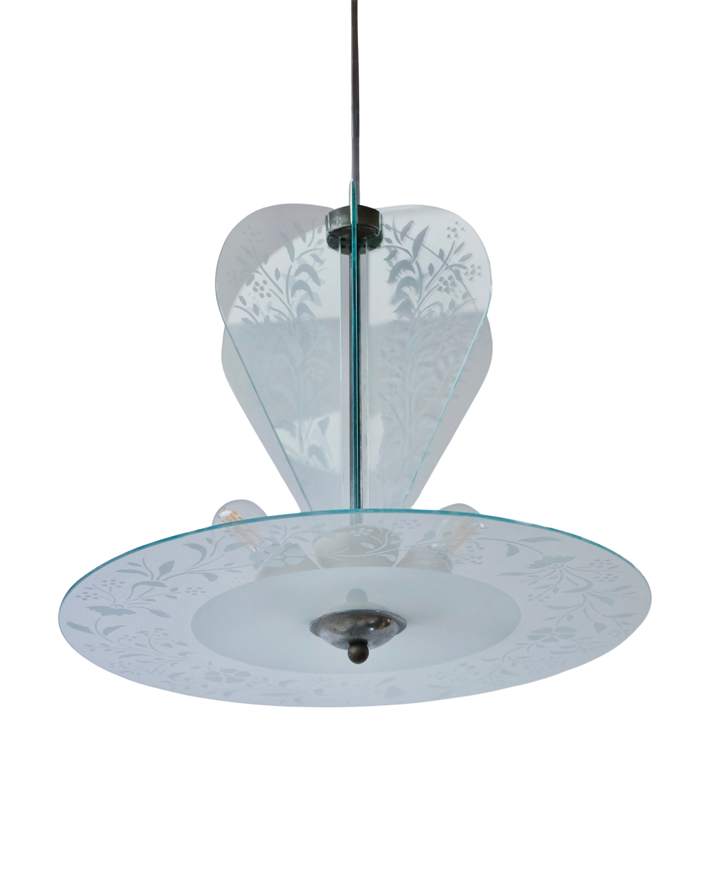 GLASS MODERNIST PENDANT