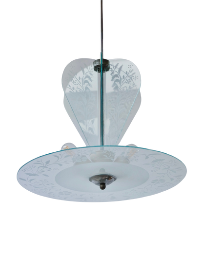 GLASS MODERNIST PENDANT