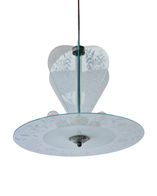 GLASS MODERNIST PENDANT