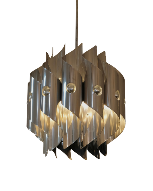 SCIOLARI CURVED METAL PENDANT
