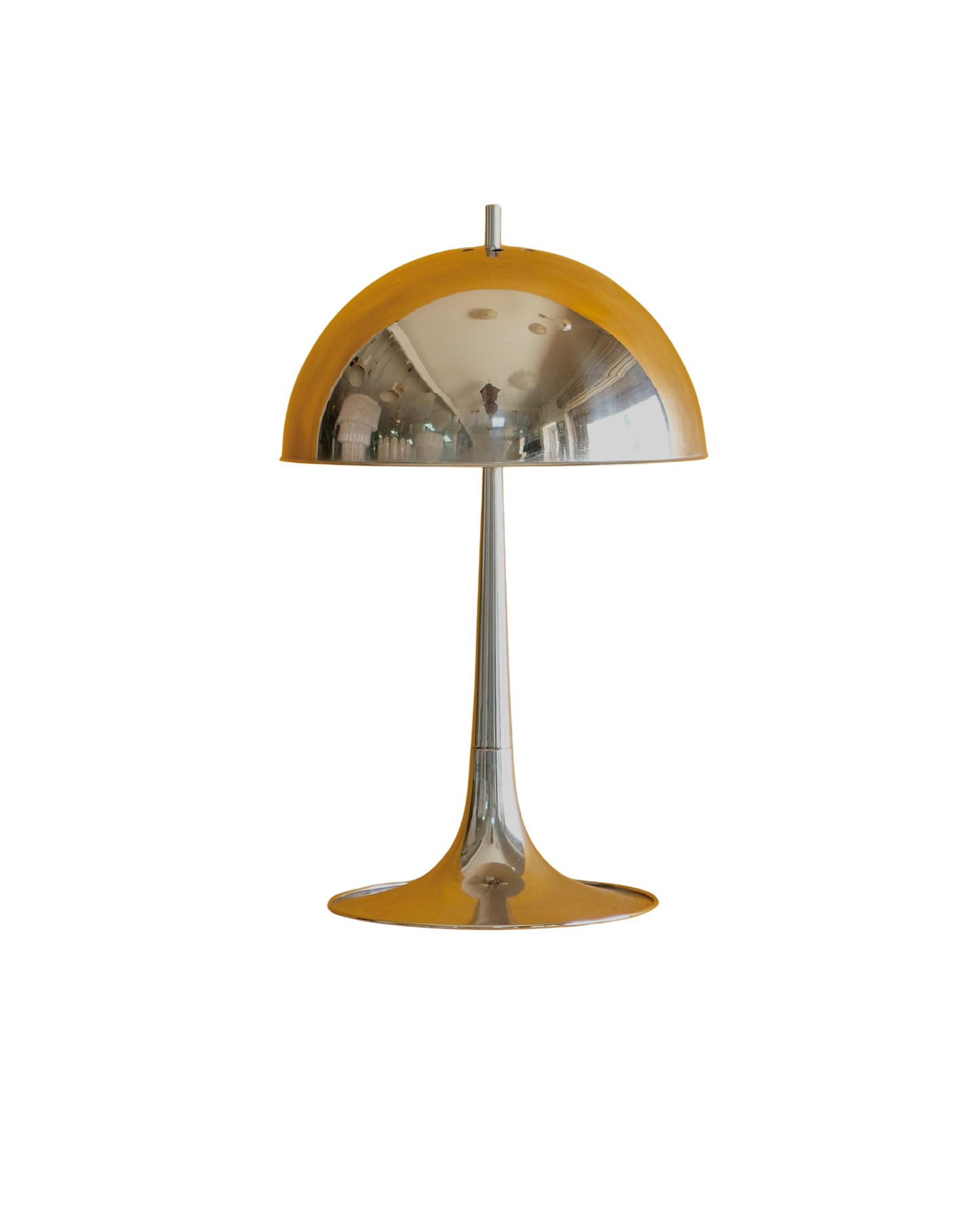 MODERNIST CHROME TULIP TABLE LAMP