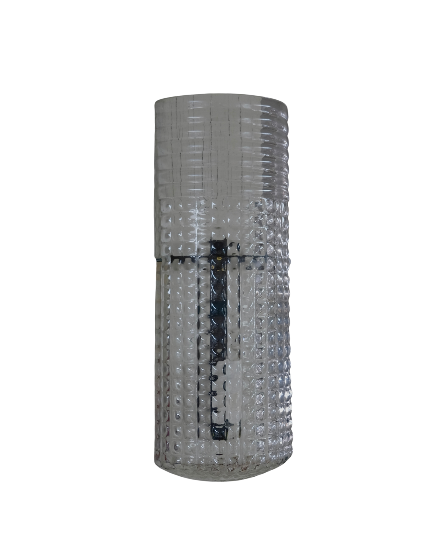 DIAMOND PATTERN GLASS SCONCES