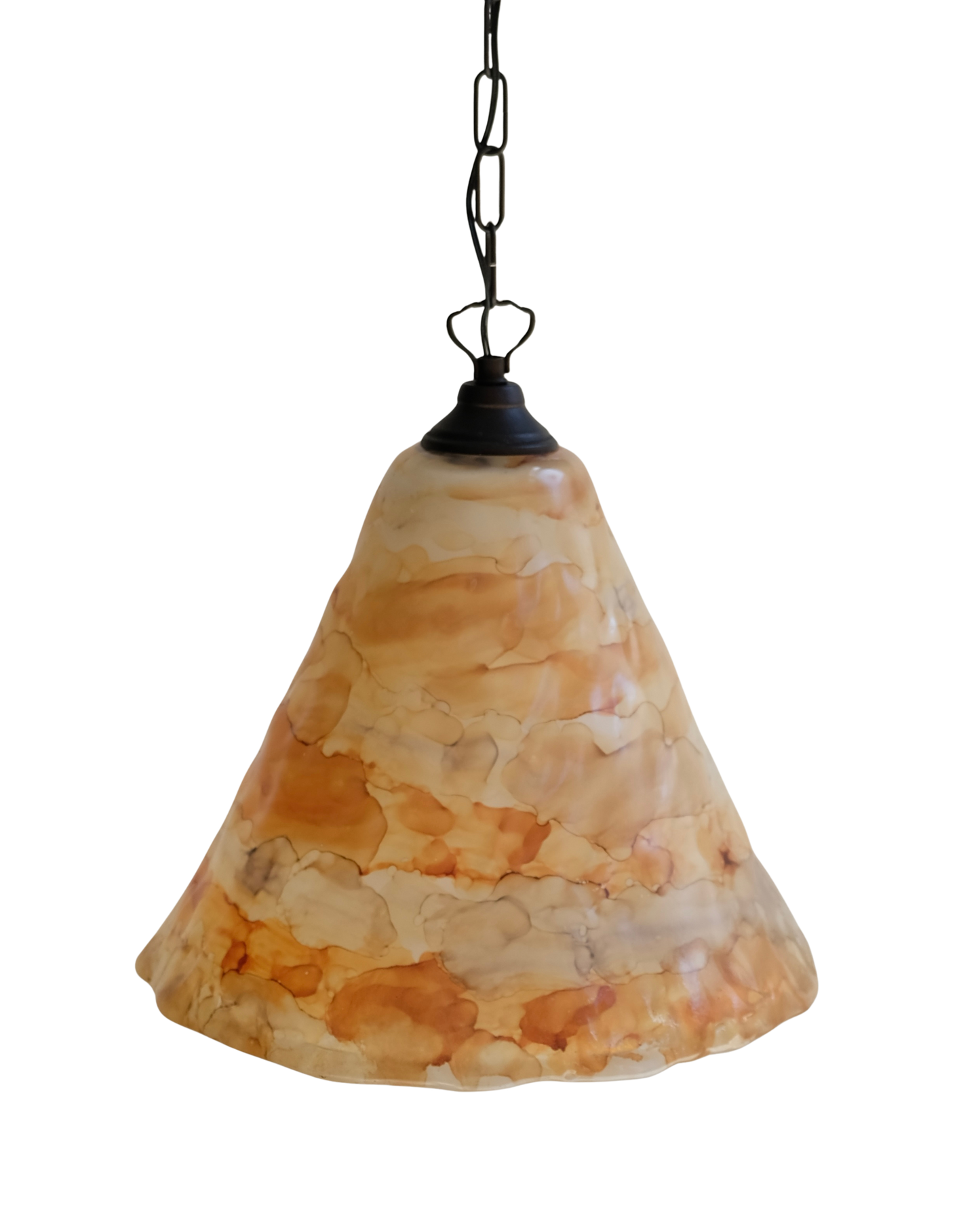 HAND PAINTED IRIDESCENT TEXTURED PENDANTS
