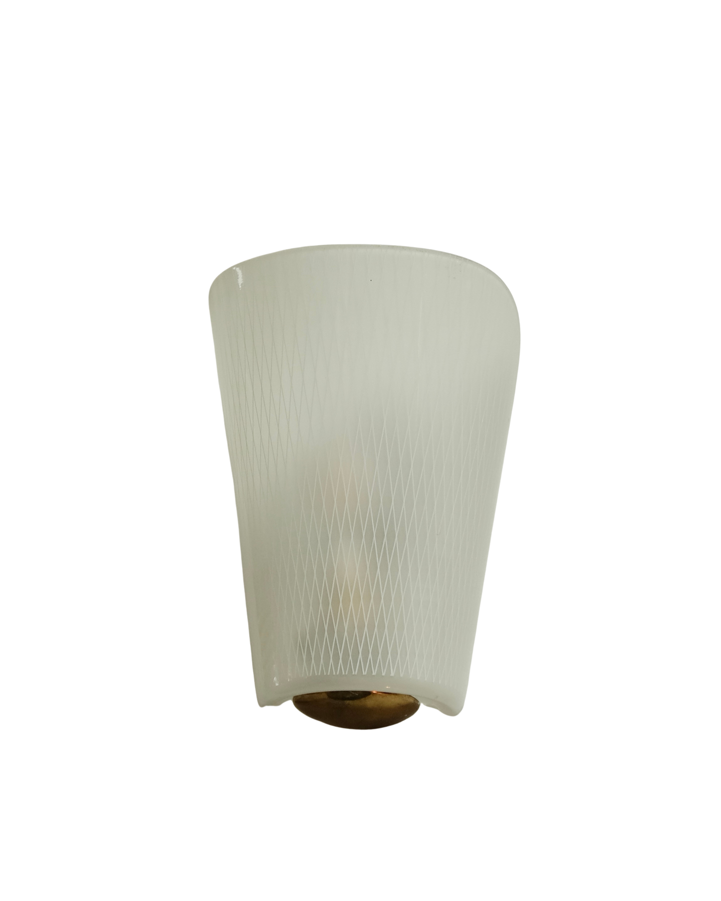PAIR OF CURVED CROSS HATCH SCONCES