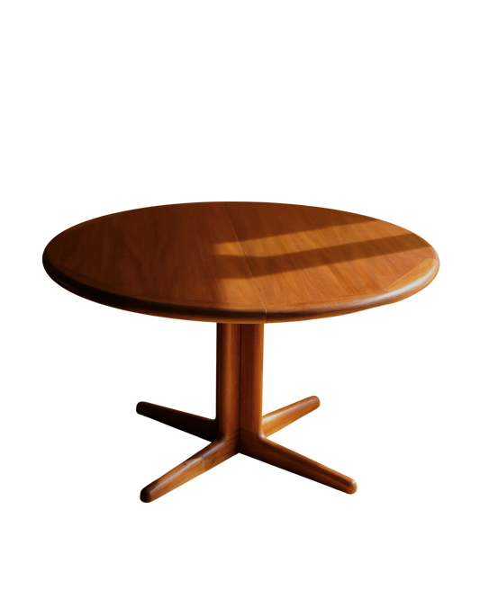 DANISH EXTENDABLE TEAK DINING TABLE