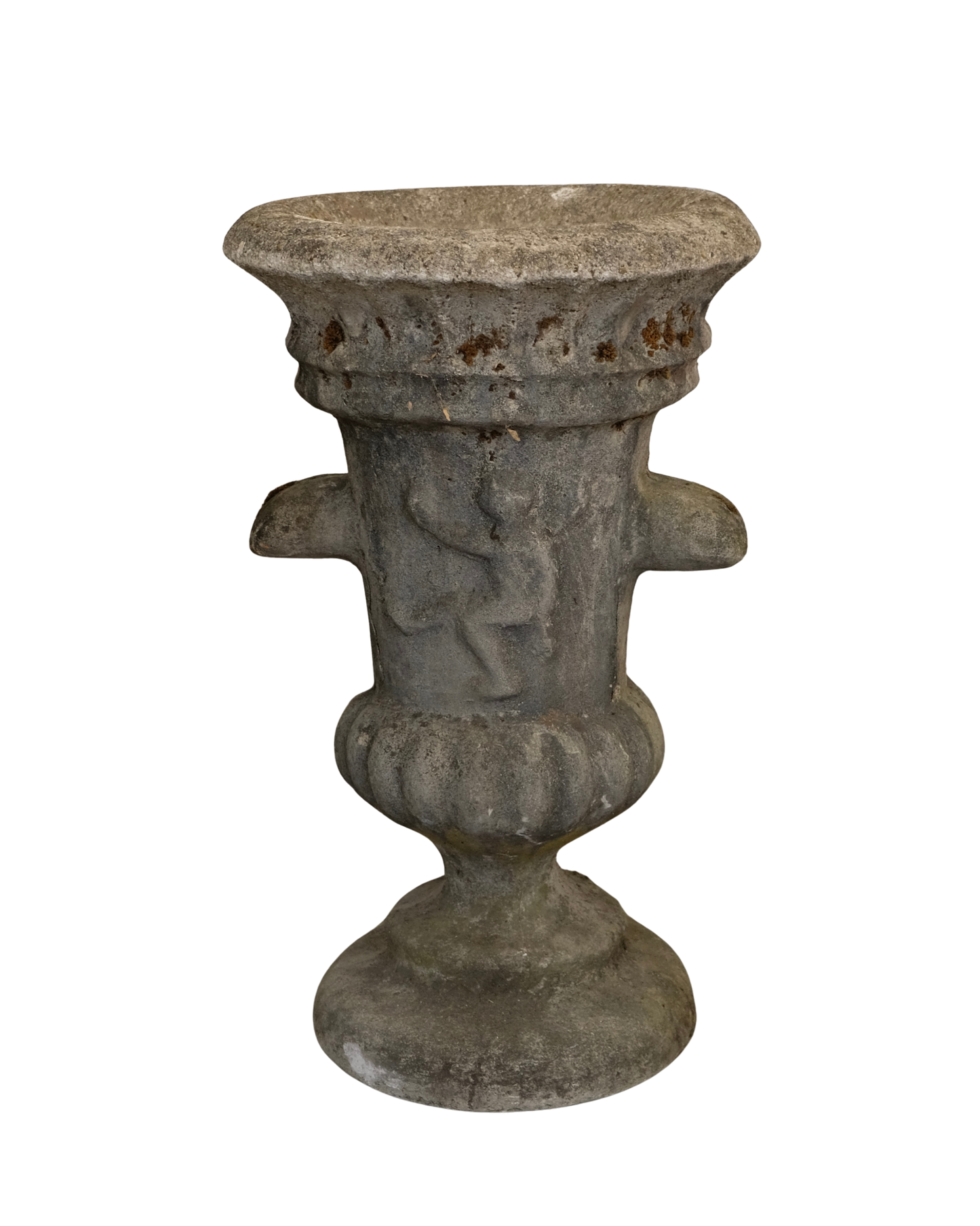 NEOCLASSICAL STONE URN PLANTERS