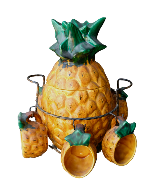 CERAMIC ANANAS PUNCH SERVICE