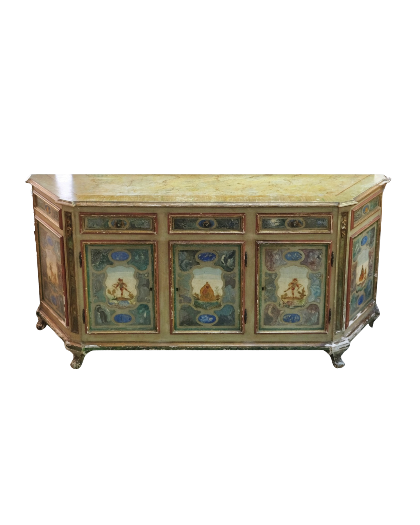 HAND PAINTED VENETIAN CONSOLE