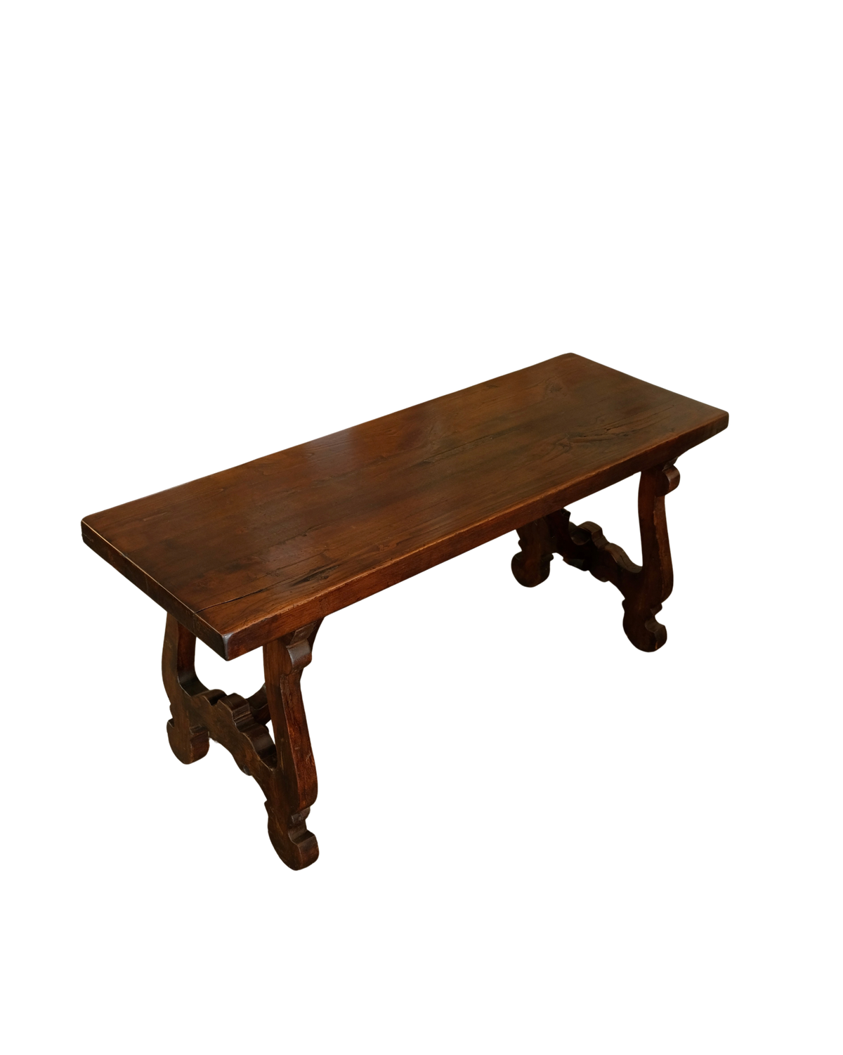 HAND CARVED SPANISH WANLUT CONSOLE TABLE