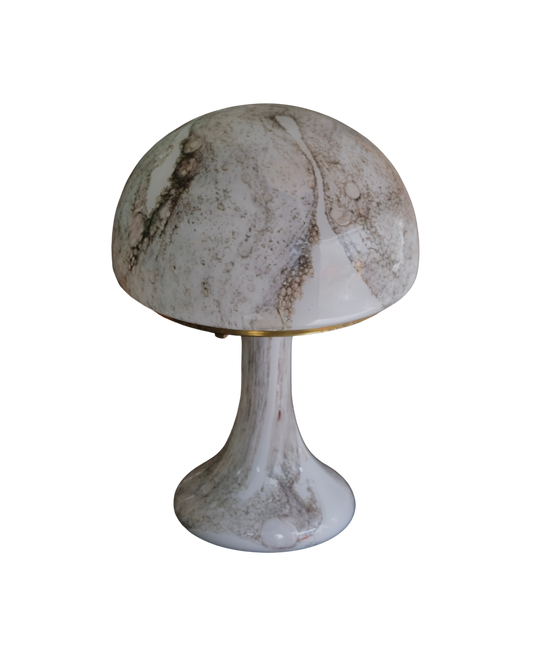 MARBLED GLASS TABLE LAMP