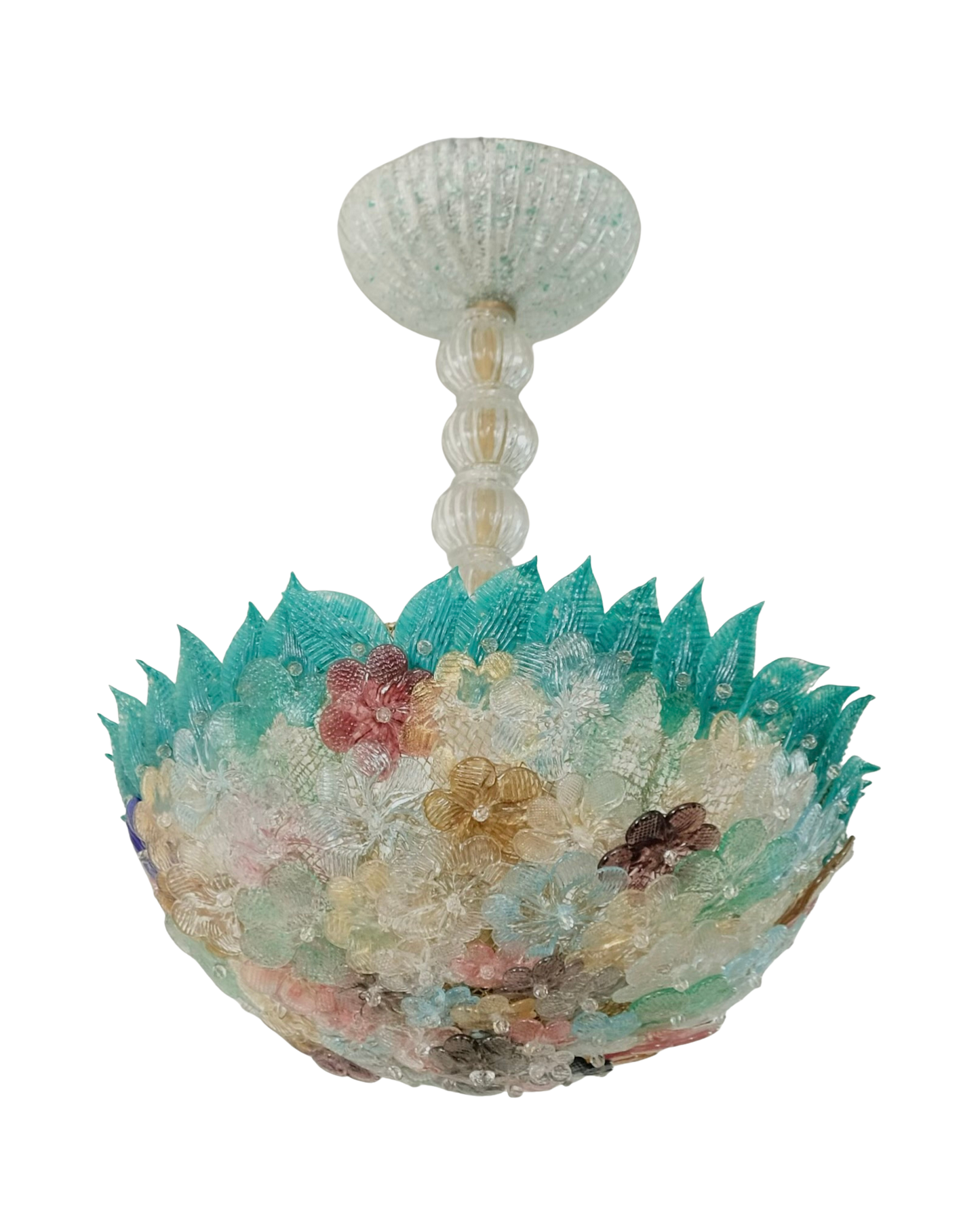 MURANO GLASS REZZONICO FLORAL PENDANT