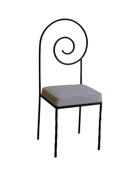SINGLE STEEL SUSPIRAL CHAIR
