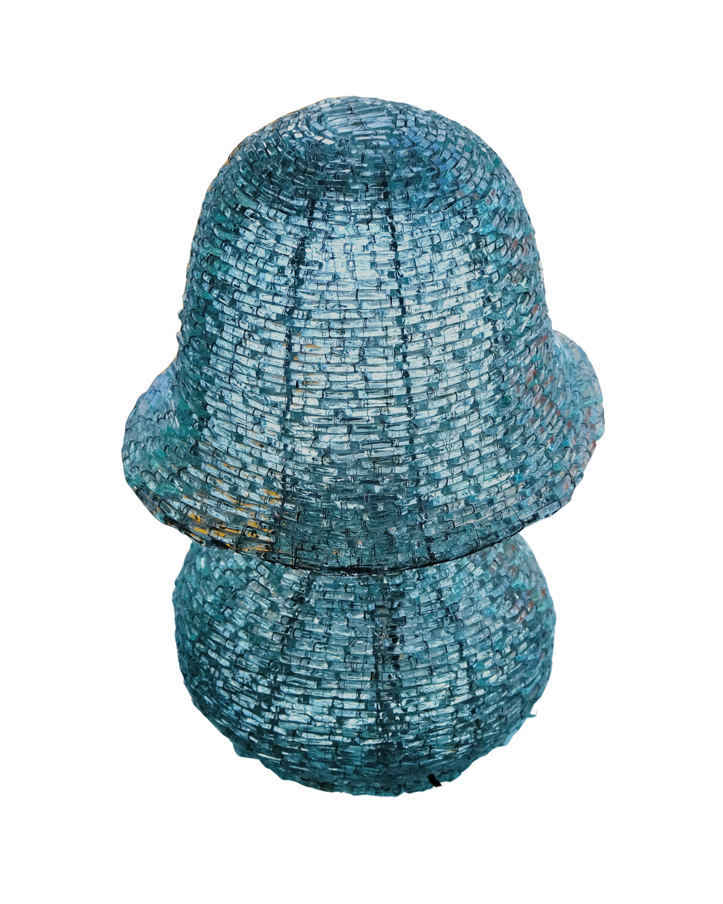 SEGMENTED GLASS TAO MUSHROOM LAMP
