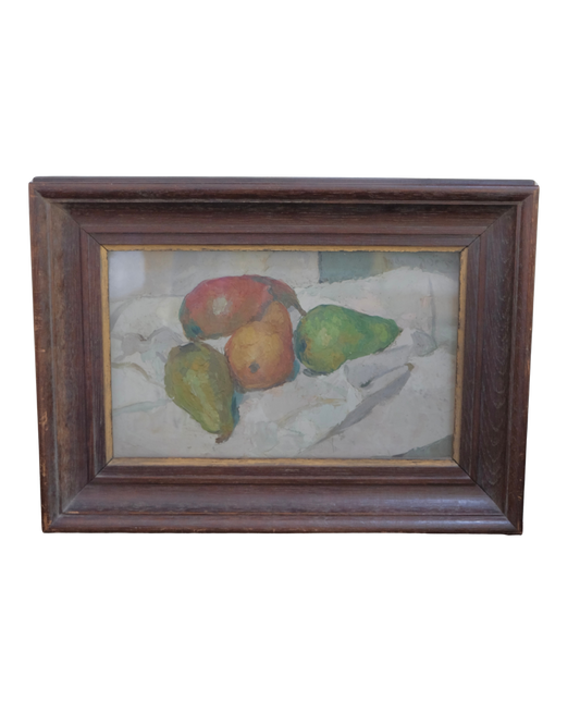 SIGNED WALNUT FRAMED STILL LIFE PAINTING